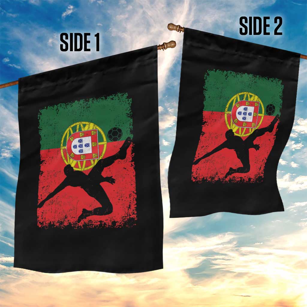 Portugal Soccer Garden Flag Portuguese Flag Futebol Football Fan TS10 Print Your Wear