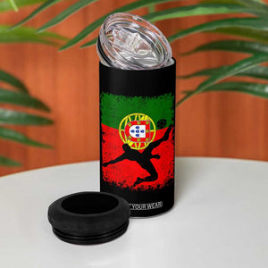 Portugal Soccer 4 in 1 Can Cooler Tumbler Portuguese Flag Futebol Football Fan TS10 Print Your Wear