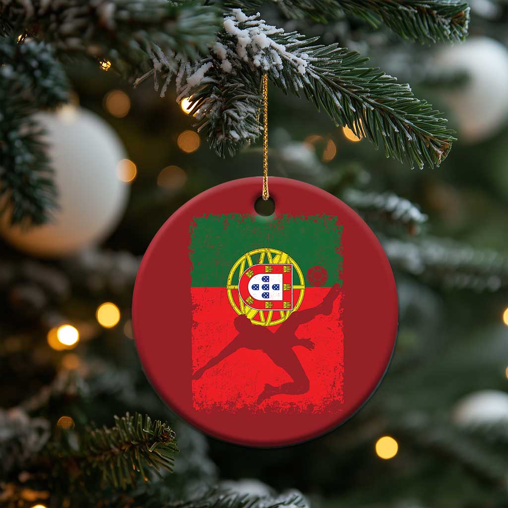 Portugal Soccer Christmas Ornament Portuguese Flag Futebol Football Fan TS10 Print Your Wear