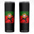 Portugal Soccer Skinny Tumbler Portuguese Flag Futebol Football Fan TS10 Black Print Your Wear
