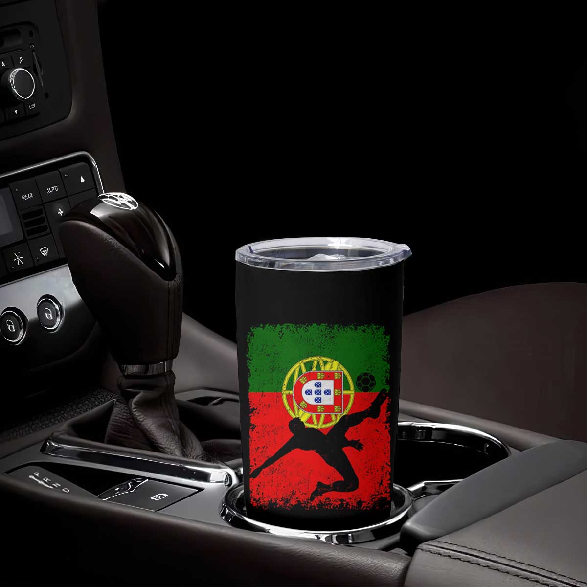 Portugal Soccer Tumbler Cup Portuguese Flag Futebol Football Fan TS10 Print Your Wear