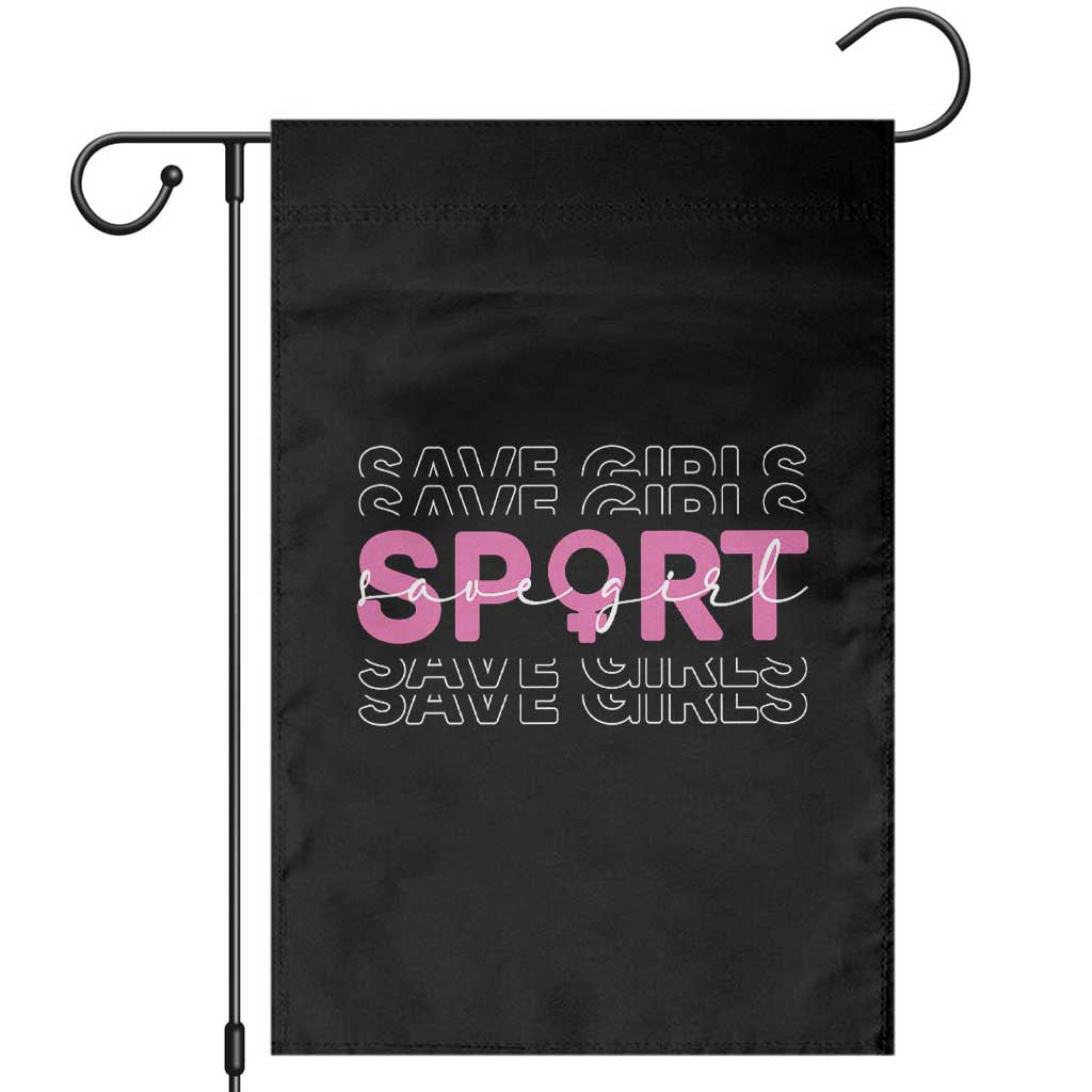 Save Girls Sports Garden Flag Feminist Body Positivity Inclusive Equality TS10 Black Print Your Wear