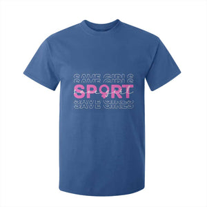 Save Girls Sports T Shirt For Kid Feminist Body Positivity Inclusive Equality TS10 Royal Blue Print Your Wear
