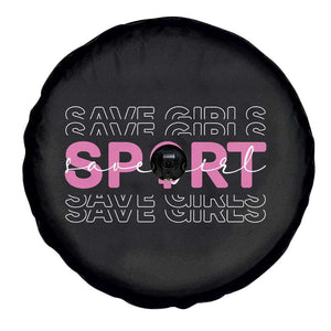 Save Girls Sports Spare Tire Cover Feminist Body Positivity Inclusive Equality TS10 Print Your Wear