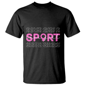 Save Girls Sports T Shirt Feminist Body Positivity Inclusive Equality TS10 Black Print Your Wear