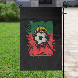 Portugal Soccer Garden Flag Portuguese Flag Soccer Ball Futebol TS10 Print Your Wear