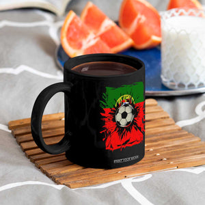 Portugal Soccer Coffee Mug Portuguese Flag Soccer Ball Futebol TS10 Print Your Wear