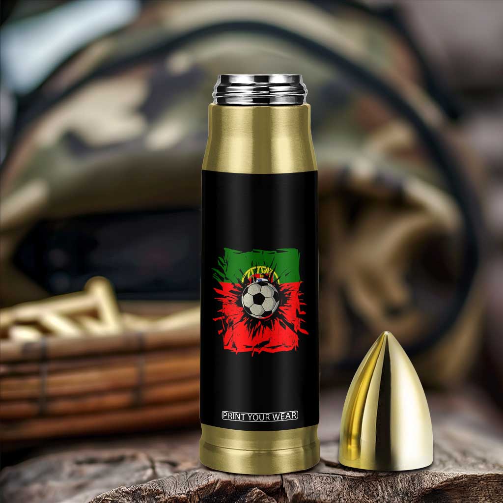 Portugal Soccer Bullet Tumbler Portuguese Flag Soccer Ball Futebol TS10 Print Your Wear