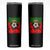 Portugal Soccer Skinny Tumbler Portuguese Flag Soccer Ball Futebol TS10 Black Print Your Wear