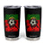 Portugal Soccer Tumbler Cup Portuguese Flag Soccer Ball Futebol TS10 Black Print Your Wear