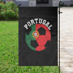 Portugal Soccer Garden Flag Portuguese Flag Soccer Ball Futebol Football Fan TS10 Print Your Wear