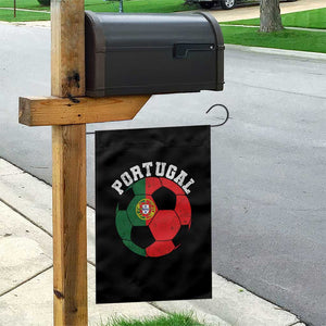 Portugal Soccer Garden Flag Portuguese Flag Soccer Ball Futebol Football Fan TS10 Print Your Wear