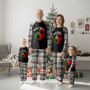 Portugal Soccer Plaid Pajama Set Portuguese Flag Soccer Ball Futebol Football Fan TS10 Christmas Plaid Print Your Wear