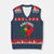 Portugal Soccer V-Neck Knit Sweater Vest Portuguese Flag Soccer Ball Futebol Football Fan TS10 Navy Red Print Your Wear