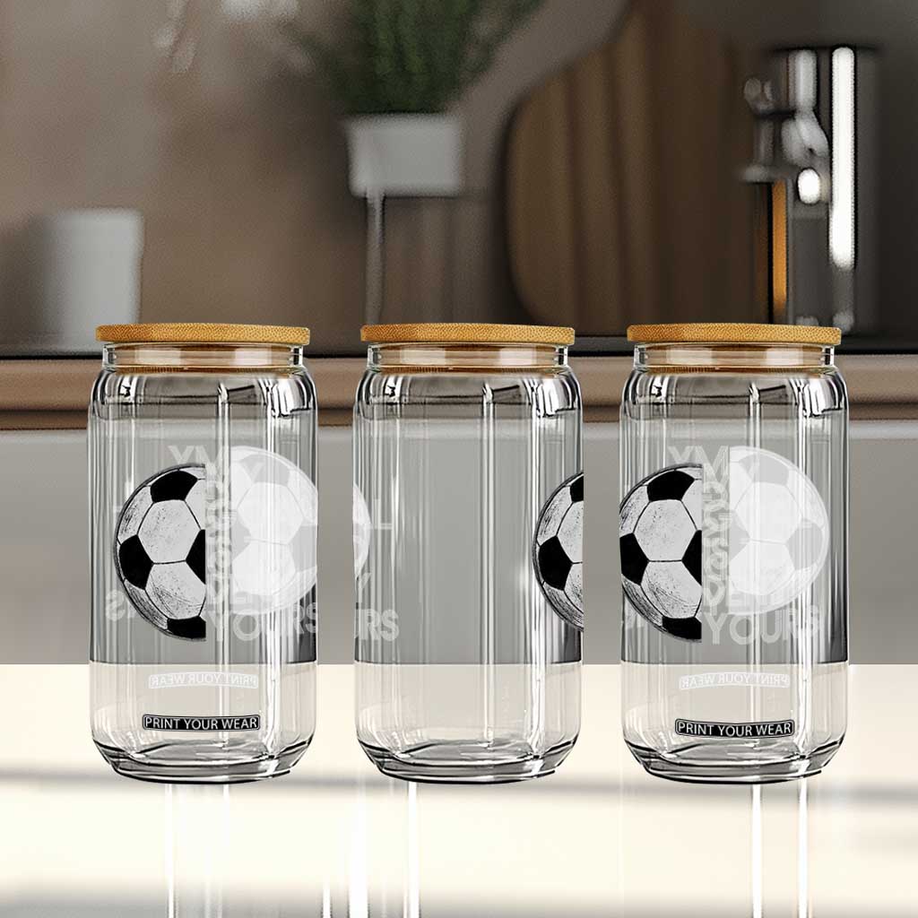 Soccer Goalie Glass Can My Goal Is To Deny Yours Distressed Goalkeeper TS10 Print Your Wear