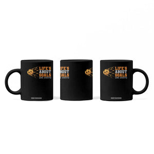 Funny Soccer Coffee Mug Life Is About Goals And Assists Youth Soccer TS10 Print Your Wear