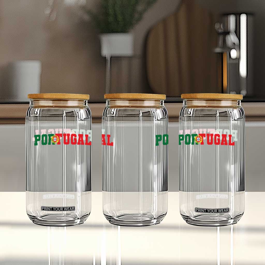 Vintage Portugal Glass Can Classic Portuguese Flag Retro Varsity Futebol TS10 Print Your Wear