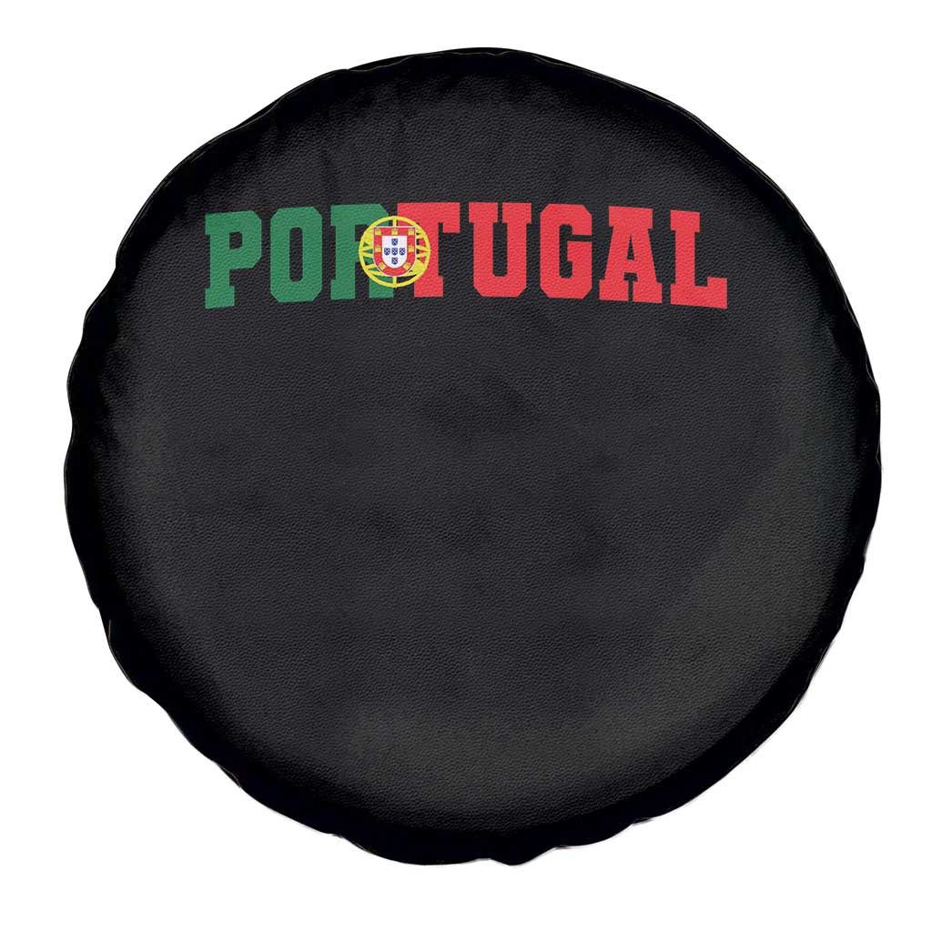 Vintage Portugal Spare Tire Cover Classic Portuguese Flag Retro Varsity Futebol TS10 Print Your Wear