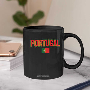 Portugal Coffee Mug Portuguese Flag Futebol Fan TS10 Print Your Wear