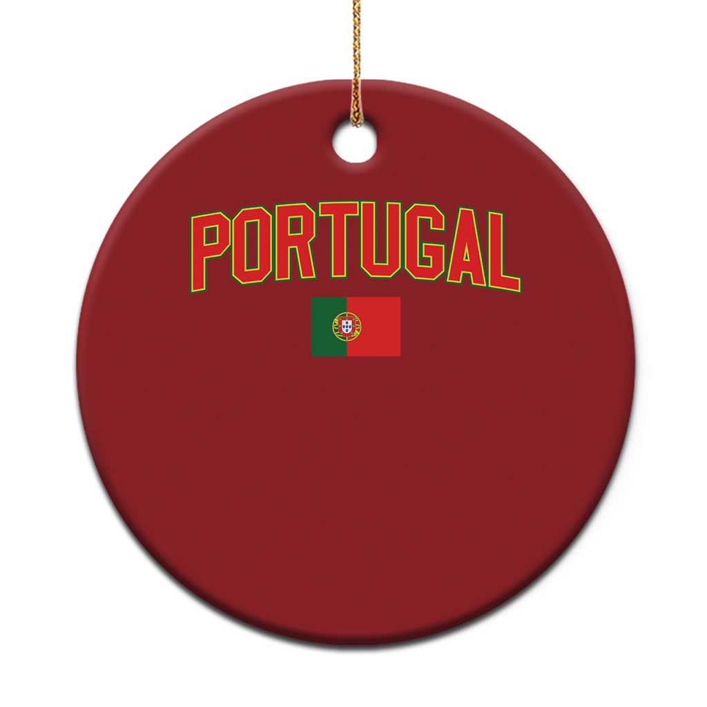 Portugal Christmas Ornament Portuguese Flag Futebol Fan TS10 Print Your Wear