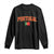 Portugal Long Sleeve Shirt Portuguese Flag Futebol Fan TS10 Black Print Your Wear