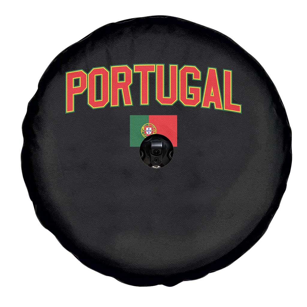 Portugal Spare Tire Cover Portuguese Flag Futebol Fan TS10 Print Your Wear