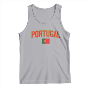 Portugal Tank Top Portuguese Flag Futebol Fan TS10 Athletic Heather Print Your Wear