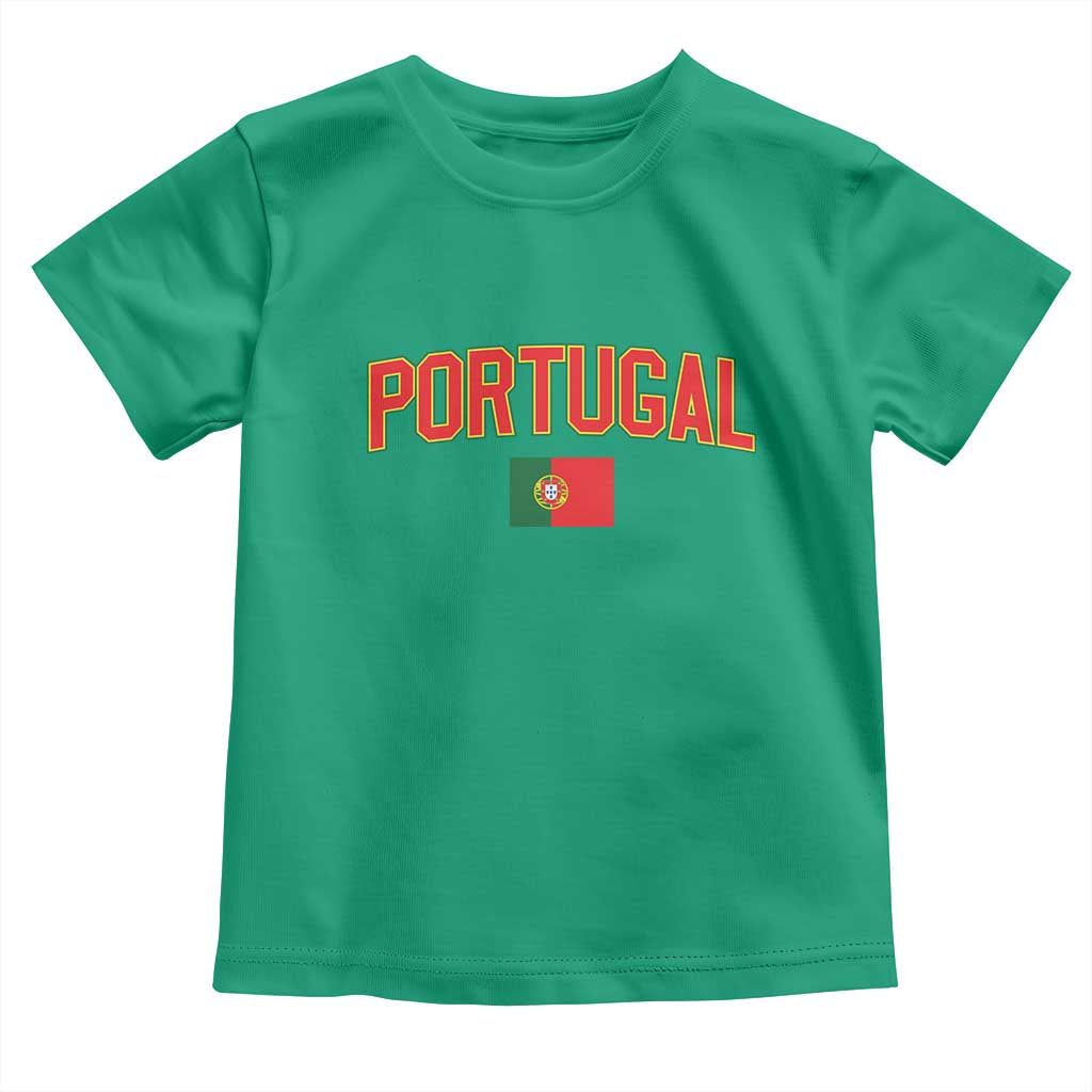 Portugal Toddler T Shirt Portuguese Flag Futebol Fan TS10 Irish Green Print Your Wear