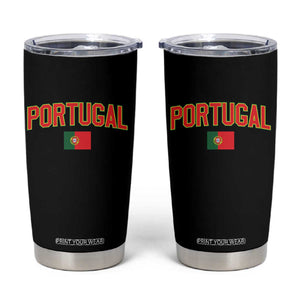 Portugal Tumbler Cup Portuguese Flag Futebol Fan TS10 Black Print Your Wear