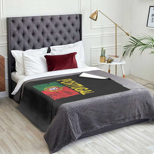 Portugal Flag Throw Blanket Retro Vintage Portuguese Flags Futebol TS10 Print Your Wear