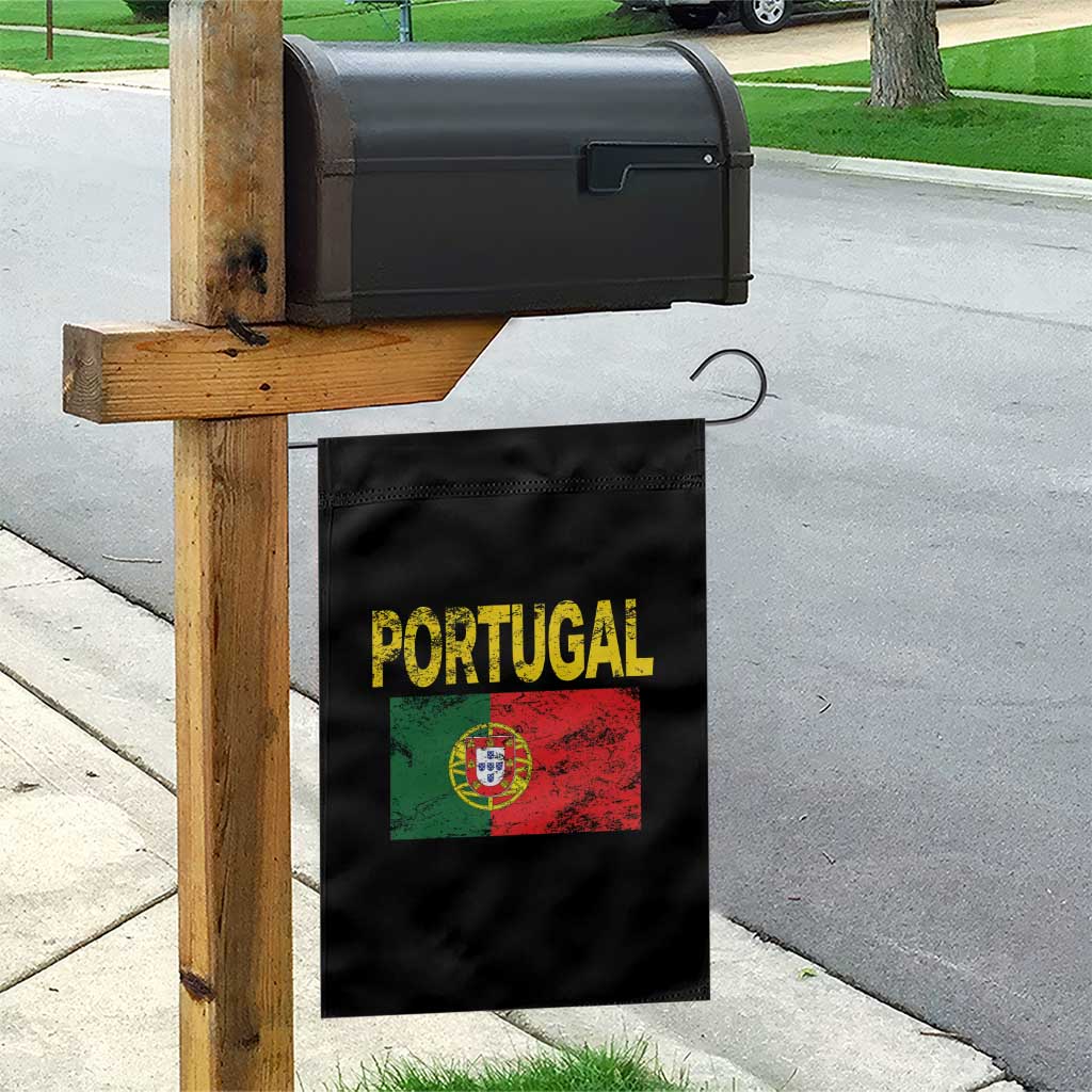 Portugal Flag Garden Flag Retro Vintage Portuguese Flags Futebol TS10 Print Your Wear