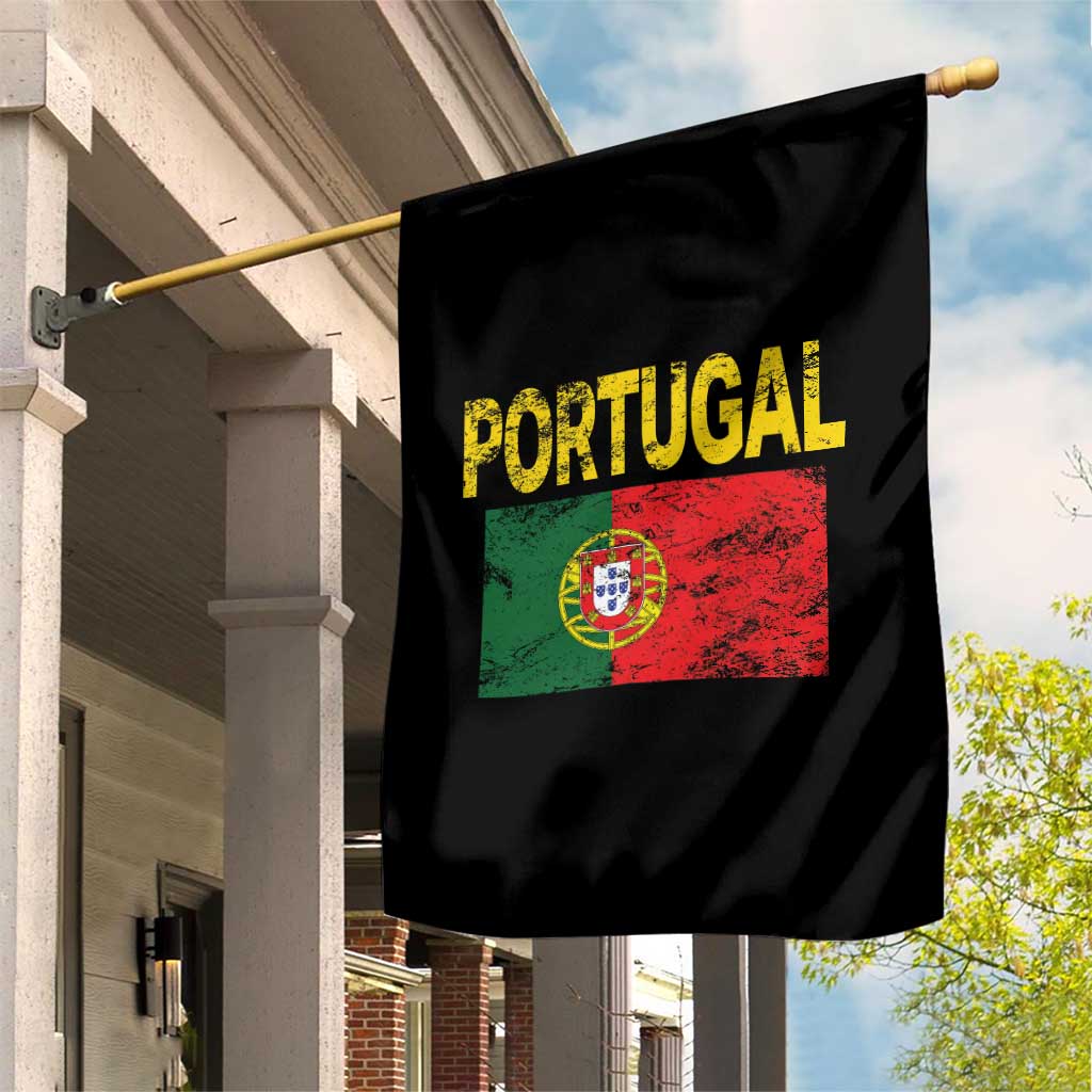 Portugal Flag Garden Flag Retro Vintage Portuguese Flags Futebol TS10 Print Your Wear