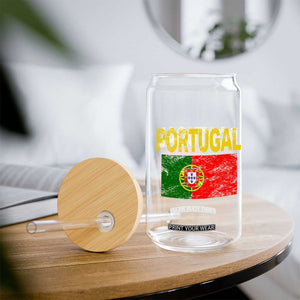 Portugal Flag Glass Can Retro Vintage Portuguese Flags Futebol TS10 Print Your Wear