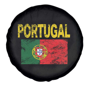 Portugal Flag Spare Tire Cover Retro Vintage Portuguese Flags Futebol TS10 Print Your Wear