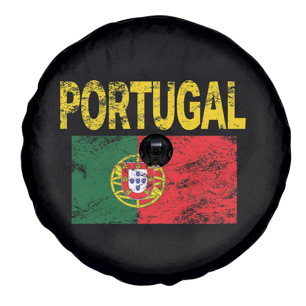 Portugal Flag Spare Tire Cover Retro Vintage Portuguese Flags Futebol TS10 Print Your Wear