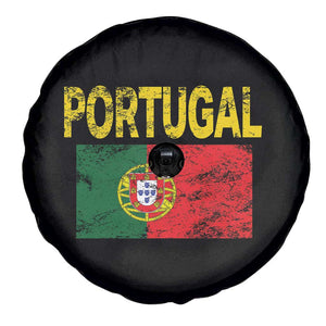 Portugal Flag Spare Tire Cover Retro Vintage Portuguese Flags Futebol TS10 Print Your Wear