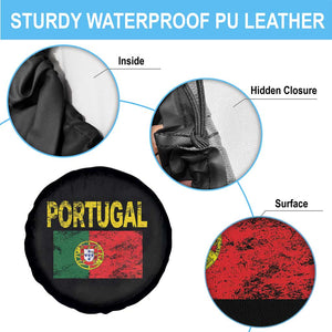 Portugal Flag Spare Tire Cover Retro Vintage Portuguese Flags Futebol TS10 Print Your Wear