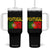 Portugal Flag Tumbler With Handle Retro Vintage Portuguese Flags Futebol TS10 One Size: 40 oz Black Print Your Wear
