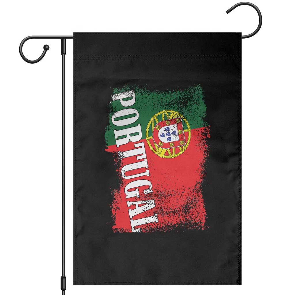 Portugal Flag Garden Flag Retro Vintage Futebol Portuguese Flags TS10 Black Print Your Wear