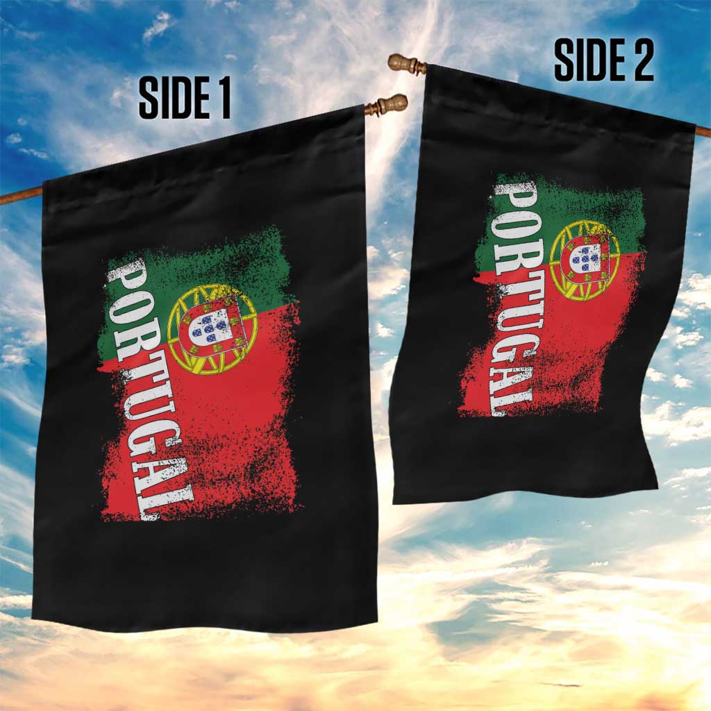 Portugal Flag Garden Flag Retro Vintage Futebol Portuguese Flags TS10 Print Your Wear