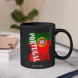 Portugal Flag Coffee Mug Retro Vintage Futebol Portuguese Flags TS10 Print Your Wear