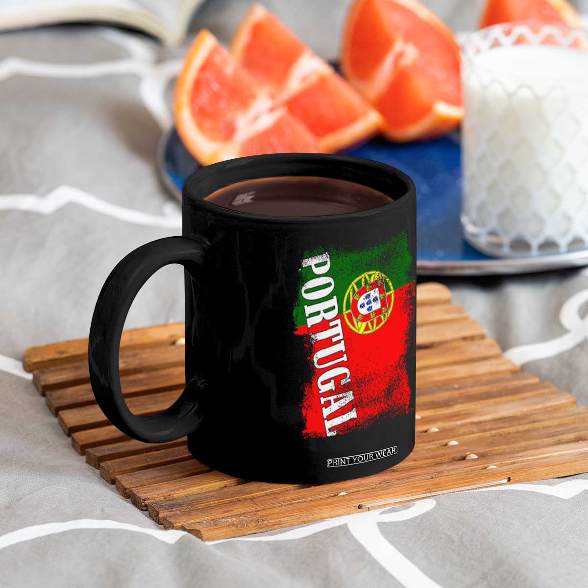 Portugal Flag Coffee Mug Retro Vintage Futebol Portuguese Flags TS10 Print Your Wear