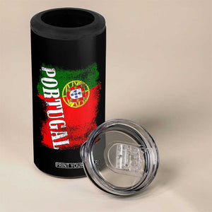 Portugal Flag 4 in 1 Can Cooler Tumbler Retro Vintage Futebol Portuguese Flags TS10 Print Your Wear