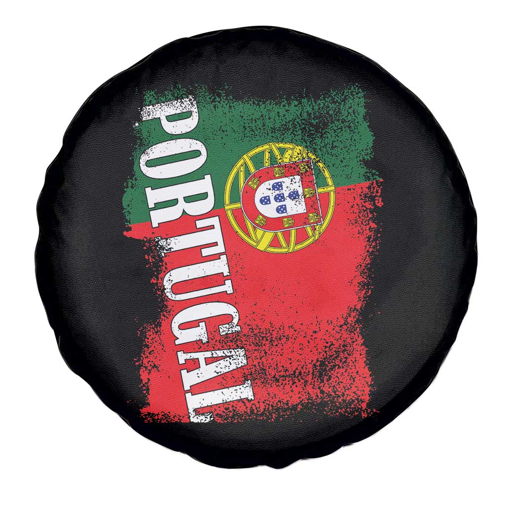 Portugal Flag Spare Tire Cover Retro Vintage Futebol Portuguese Flags TS10 Print Your Wear