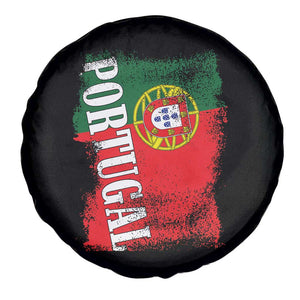 Portugal Flag Spare Tire Cover Retro Vintage Futebol Portuguese Flags TS10 Print Your Wear