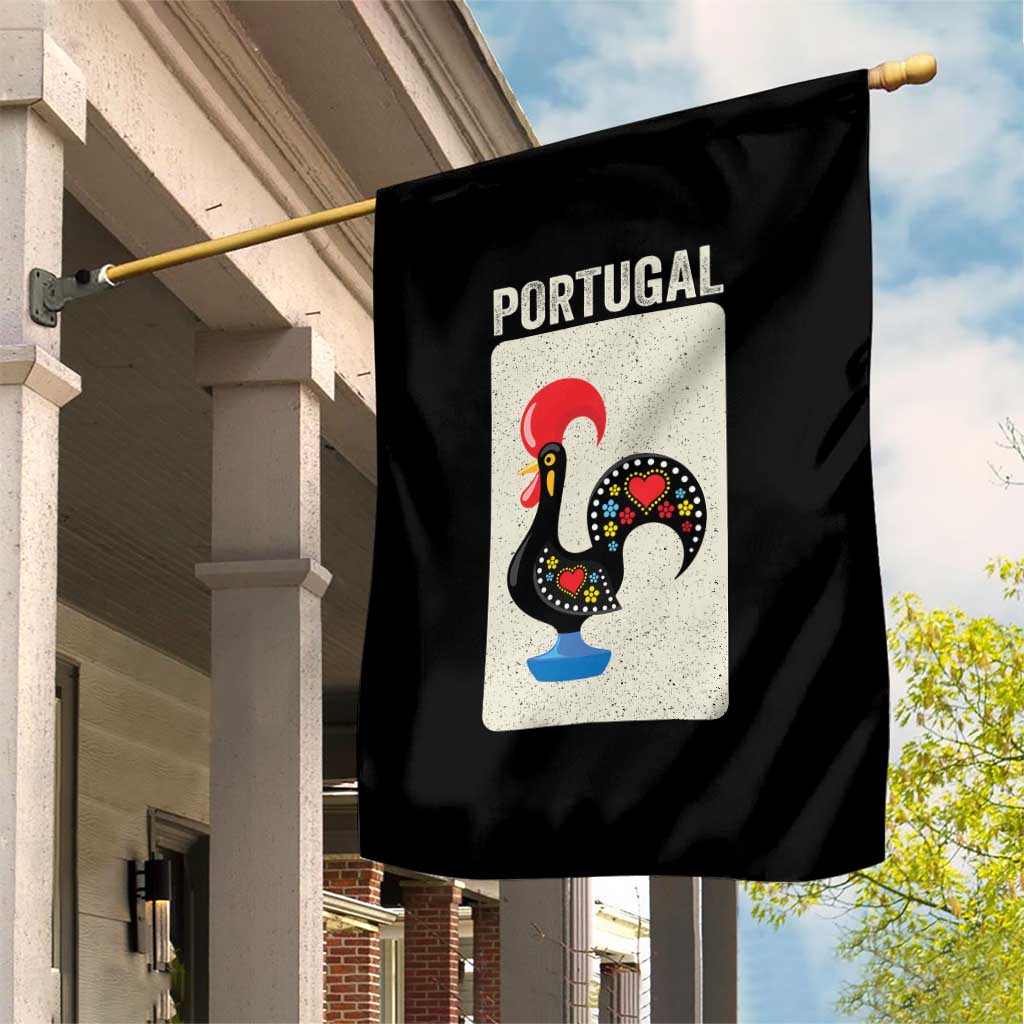 Portuguese Rooster Garden Flag Galo de Barcelos Portugal Roots Pride Heritage Gift TS10 Print Your Wear