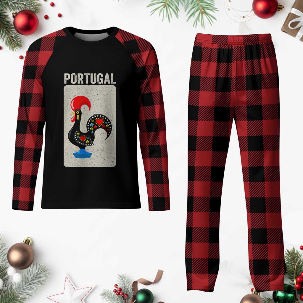 Portuguese Rooster Plaid Pajama Set Galo de Barcelos Portugal Roots Pride Heritage Gift TS10 Buffalo Plaid Print Your Wear