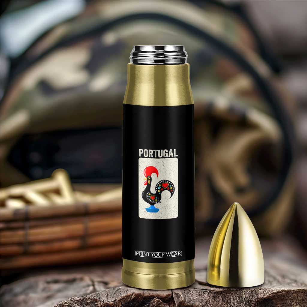 Portuguese Rooster Bullet Tumbler Galo de Barcelos Portugal Roots Pride Heritage Gift TS10 Print Your Wear