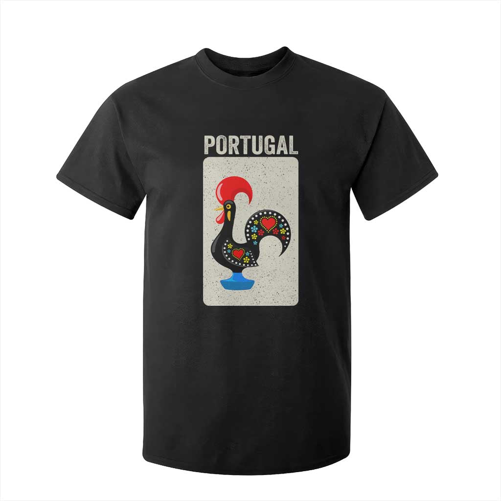 Portuguese Rooster T Shirt For Kid Galo de Barcelos Portugal Roots Pride Heritage Gift TS10 Black Print Your Wear