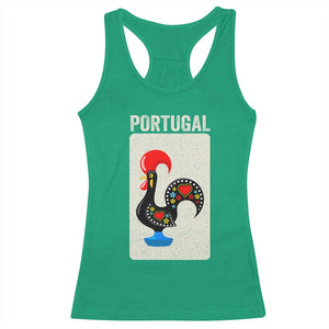 Portuguese Rooster Racerback Tank Top Galo de Barcelos Portugal Roots Pride Heritage Gift TS10 Irish Green Print Your Wear